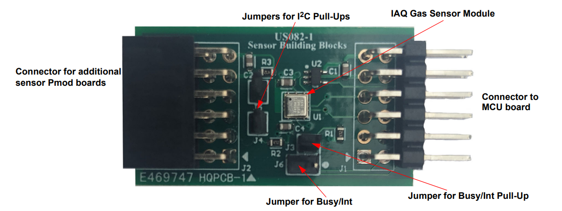 Renesas Electronics US082-ZMOD4410EVZセンサPmod™ボード